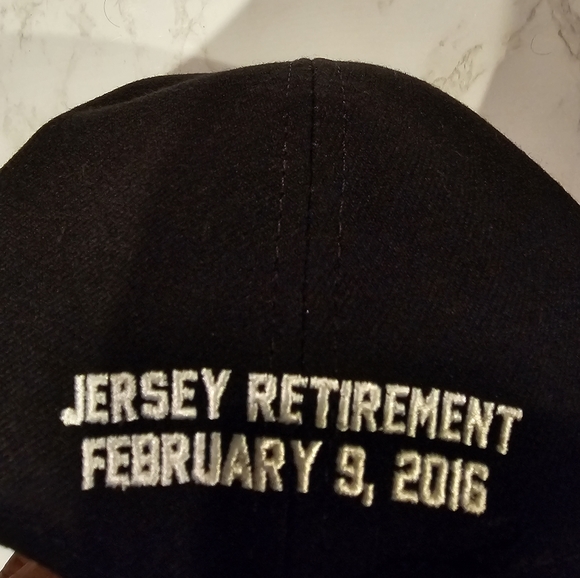 Rare NHL Martin Brodeur Retirement hat Black 7 1/2 - Picture 2 of 5